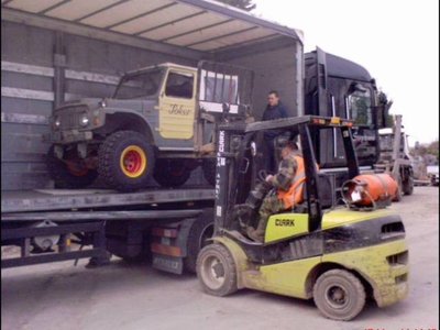 Unloading from Portugal